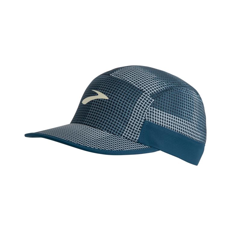 Brooks PROPEL Running Hat Mens Outlet - Indigo Rush Altitude Print (UXH485279)